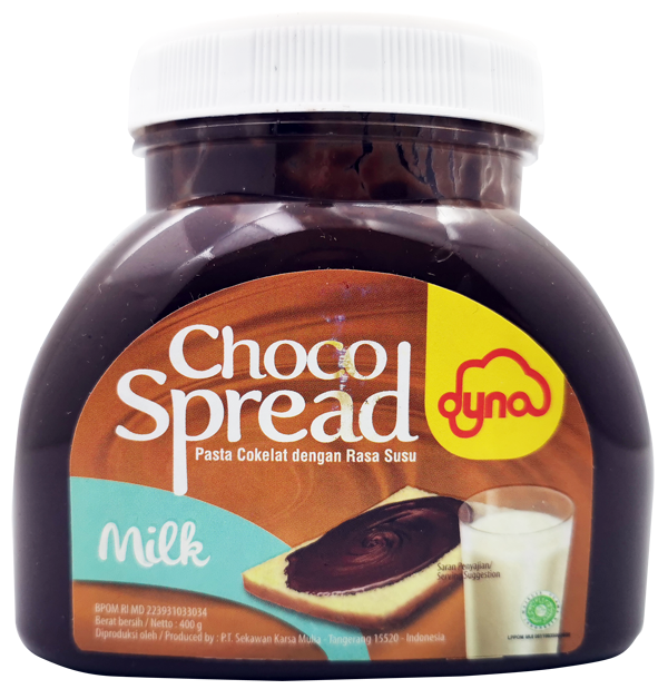 Dyna Choco Spread Milk Dyna Selai Cokelat Pt Halus Ciptanadi 3303