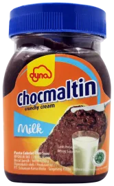 Dyna Selai Cokelat DYNA CHOCMALTIN CRUNCHY CREAM MILK dyna chocmaltin crunchy cream milk