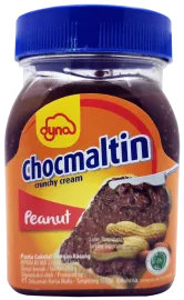 Dyna Selai Cokelat DYNA CHOCMALTIN CRUNCHY CREAM PEANUT dyna chocmaltin crunchy cream peanut