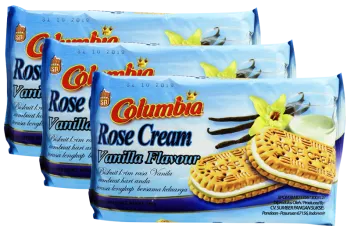 Biscuit Columbia ROSE CREAM VANILA rose cream vanilla 1