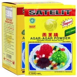 Satelit Agar-agar SATELIT SUPER AGARAGAR HIJAU satelit super agar agar hijau