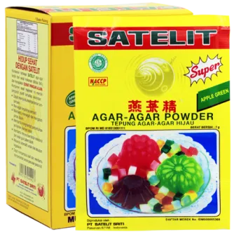 Satelit Agar-agar SATELIT SUPER AGARAGAR HIJAU satelit super agar agar hijau