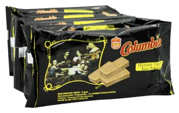 Biscuit Columbia WAFER COKLAT 10GR 8X20 wafer cokelat 10 gr 8x20 4